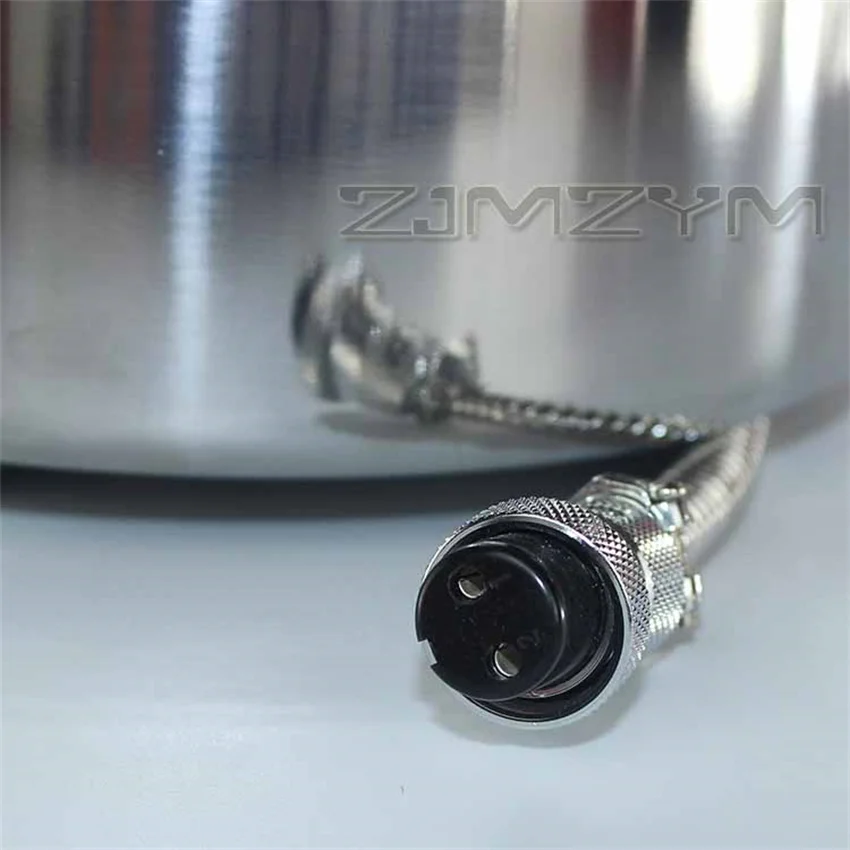Commercial 8oz Electric Popcorn Maker Heating Pot 2/3 Holes Interface Hand-Cranked Hot Air Oil Popcorn Machine Parts Accessories