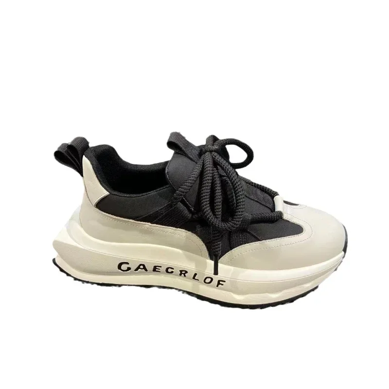 Men Thick Sole Elevated Shoes  Season Comfortable Versatile Breathable Non Slip Sports Shoes Outdoor Travel Casual Shoes