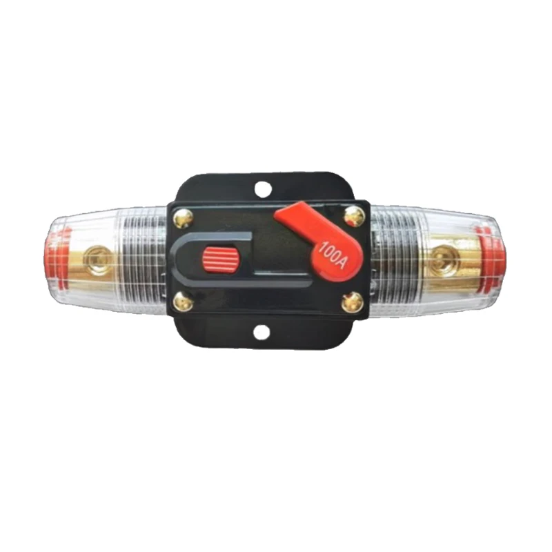 Circuit Breaker 20A 30A 40A 50A 60A 80A 100A 125A 150A Circuit Breaker 12V 24V DC Car Truck Audio Resettable Fuse Circuit Breaker