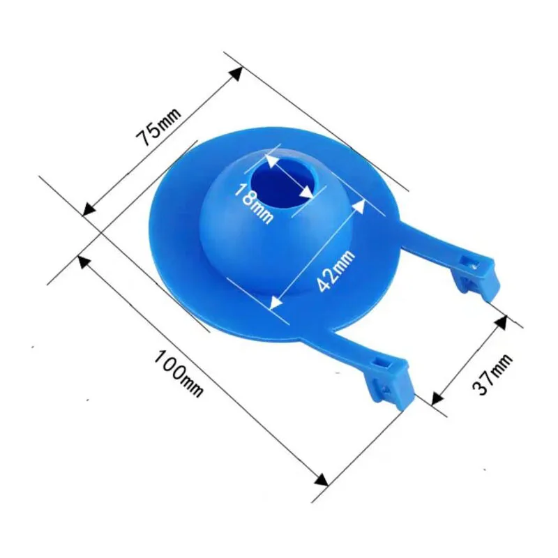 7.5cm rubber drain valve toilet tank fittings toilet seal Pusey water stop valve cover shoot with metal chain
