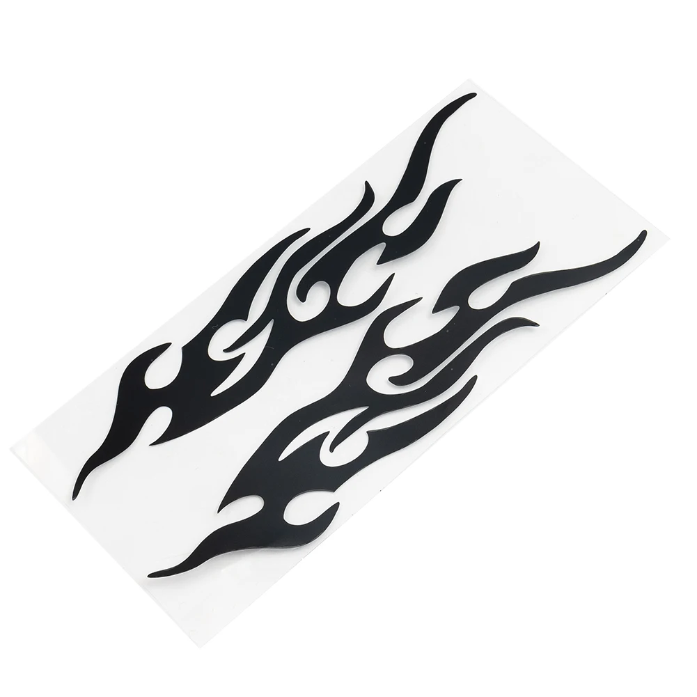 Express Your Style with DIY Flame Vinyl Decal Sticker, Waterproof and Residue Free, Ideal for Car and Motorcycle Accessories