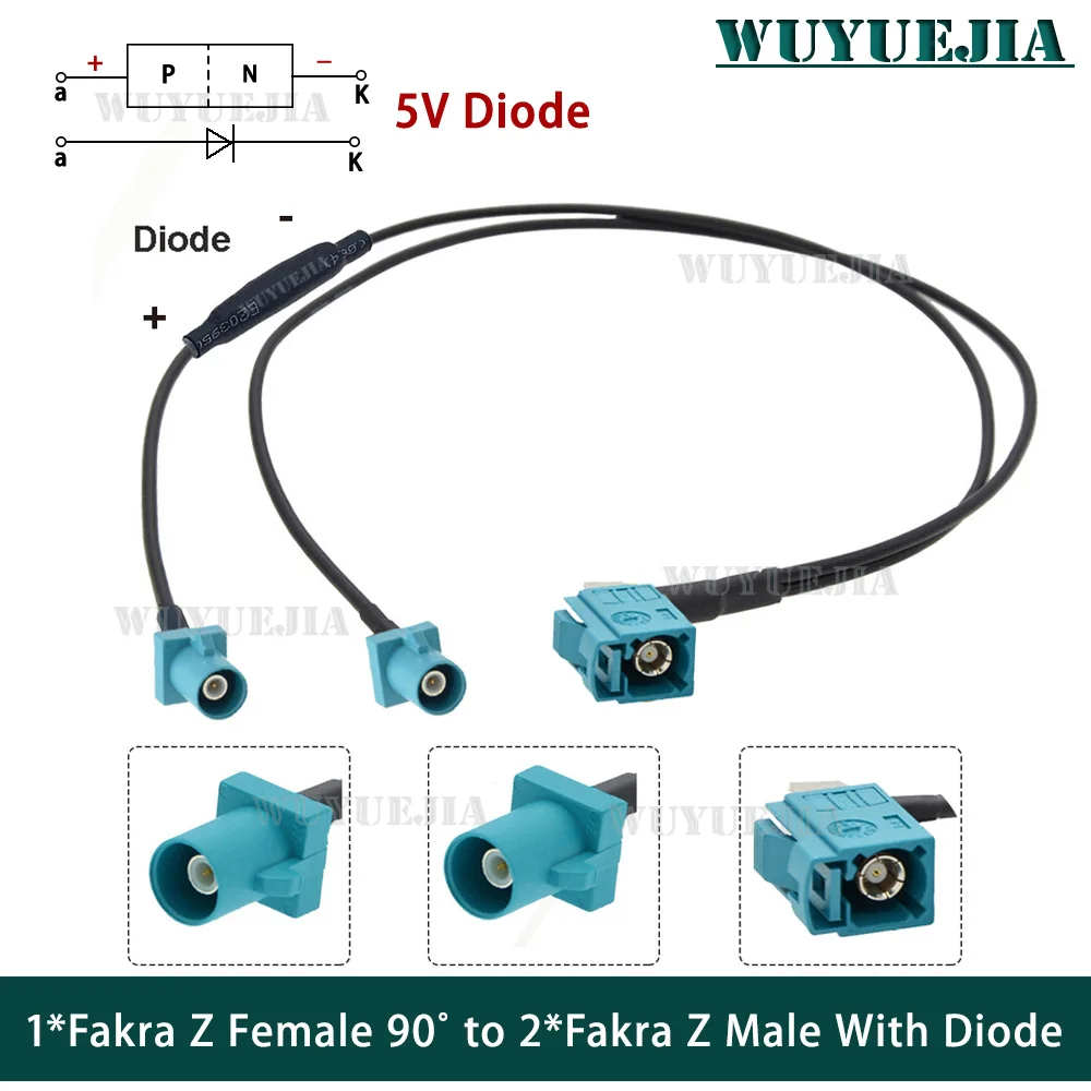 diodo fakra z macho para sma masculino 05
