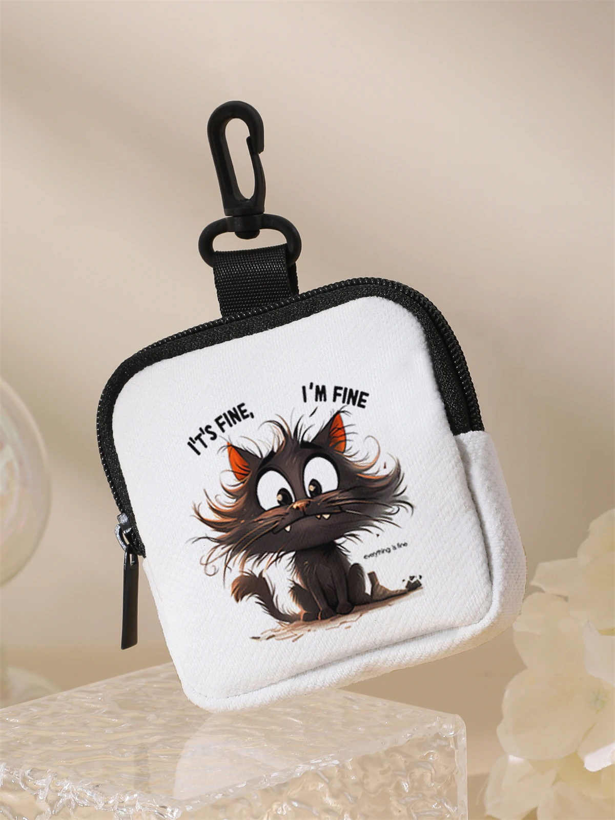 Large capacity coin wallets with cat patterns, digital printed coin wallets, and storage bags are ideal choices for gifts