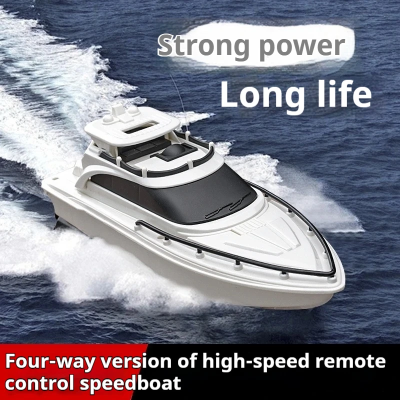 Bateau RC rapide étanche pour enfants et adultes - Jouet aquatique télécommandé