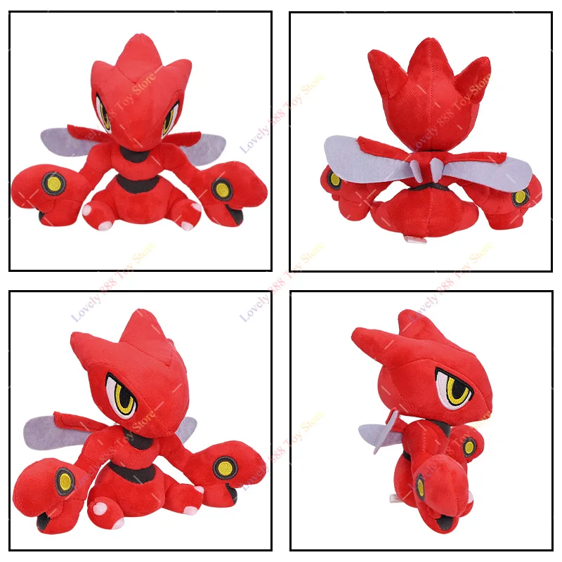 Pokemon Plush Toys Scizor Nidoran Wooper Kangaskhan Minun Plusle Soft Stuffed Peluche Dolls Funny Birthday Gifts