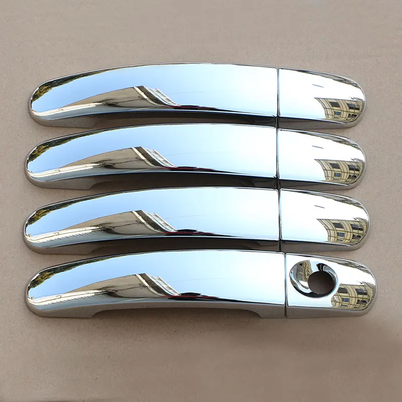 Carmilla ABS Chrome Car Door Handle Cover Trim Fit for Ford Focus 2 MK2 II for Focus 3 MK3 III 4 MK4 C-Max Kuga Escape Sticker car door moulding trim window door cover trim car door handle