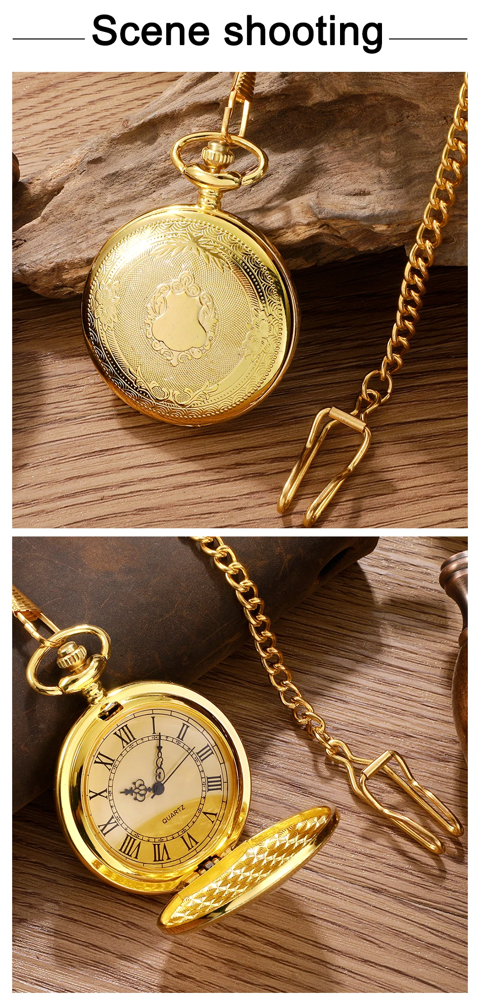Reloj De Bolsillo De Cuarzo Auténtico Con Números Romanos Reloj De Bolsillo De Cuarzo Auténtico Con Números Romanos