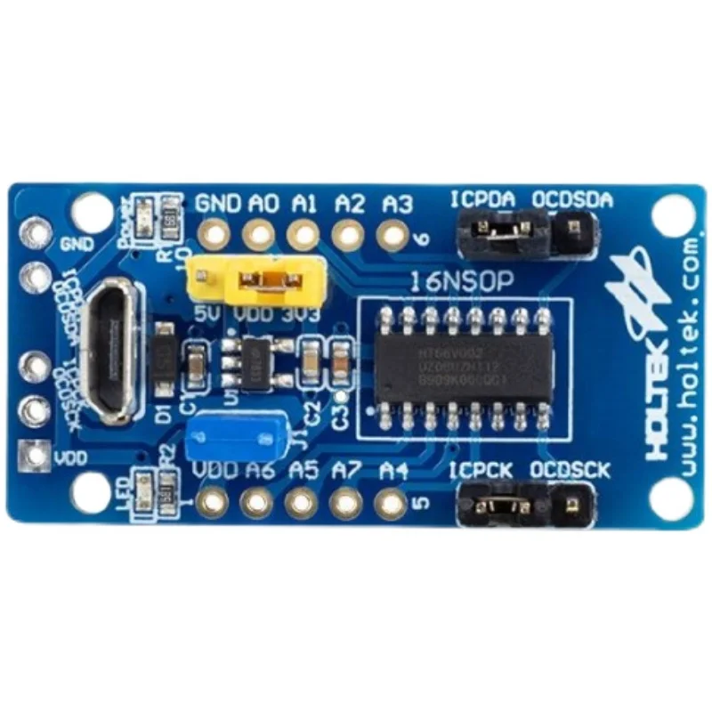 

Комплект макетной платы Holtek (Hetai) Ht66f002 DEV16NSOP002 MCU для отладки сгорания