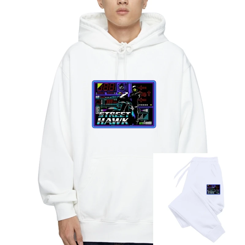 Titolo: 80 Tv Classic Street Hawk Commodore 64 Immagine Capispalla Personalizzati Qualsiasi Coulisse Qualsiasi Colore