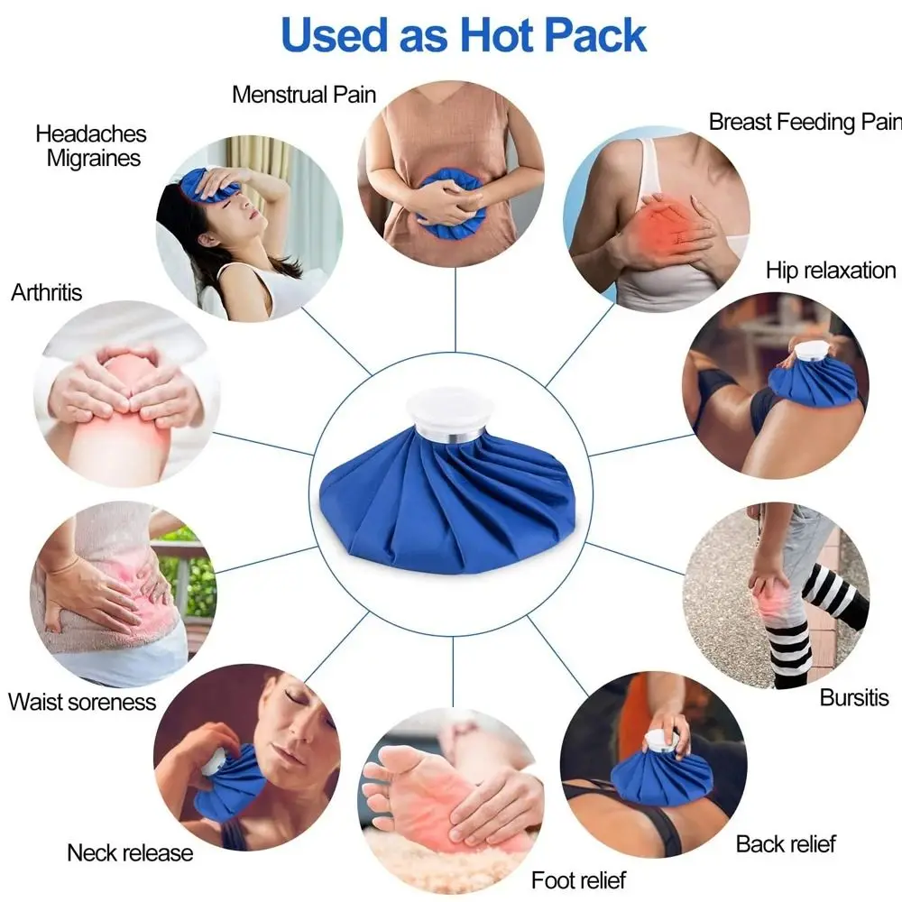6 9 11 Hot Cold Pack Water Compress Bag Reusable 1pc Ice Bag Multipurpose