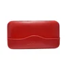 NAGARAKU Eyelashes Tweezers Storage Professional Eyelash Extension Tweezers Case Makeup Tools PU Leather Pink Red Color 4