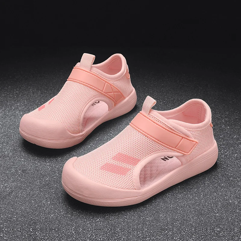 Children Sandals Summer Children Casual Shoes Boys Beach Lightweight Closed Toe Baby Sport for Girls Eu Size 23-36