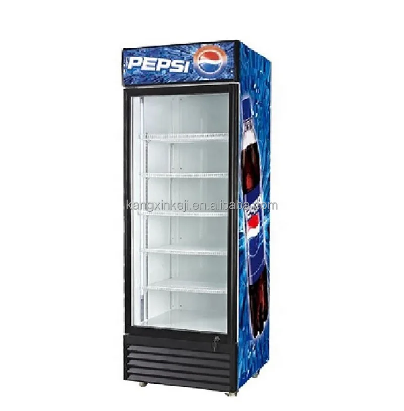 New Type Commercial Single Glass Door showcase Refrigerators