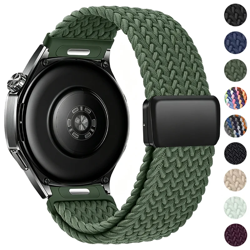 Magnetic Nylon Strap - Adjustable 20mm/22mm Wristband Bracelet