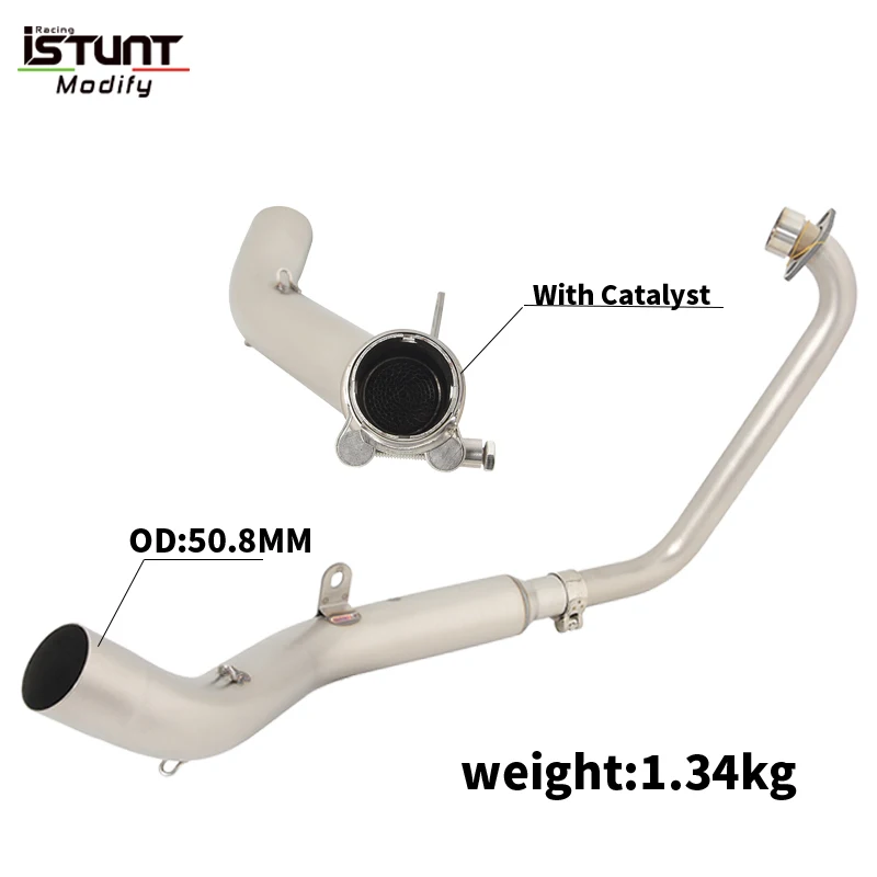 Motorcycle Exhaust Escape Full System Modified Front Link