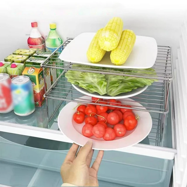 Multifunctional Stainless Steel Layered Dish Rack Kitchen Storage Shelf  Cabinet Table Top Dish Drying Rack - AliExpress