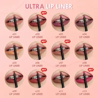 1PC Nude Brown Lip Liner Pencil 12 Color Red Contour Tint Labial Makeup Waterproof Matte Lipstick Pen Lip Contouring Cosmetic 2