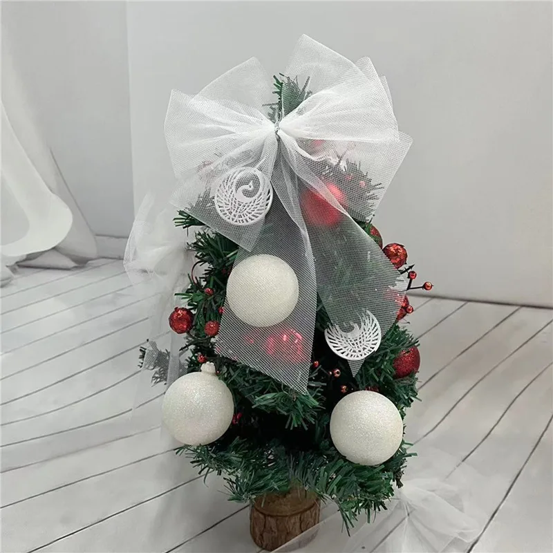 Rommelig team binnenplaats 6 Stuks Vlinder Boog Opknoping Deco Voor Kerst Decoratie Thuis Witte Strik  Kerstboom Ornamenten Nieuwe Jaar| | - AliExpress