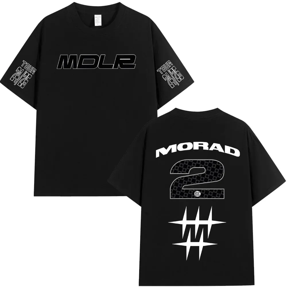 Rapper Morad MDLR T Shirts Männer Frauen Kleidung Mode Vintage T-shirt Baumwolle Casual Übergroßen Kurzarm T-shirts Streetwear