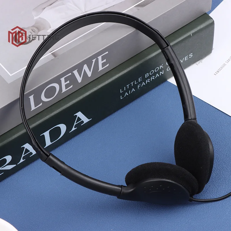 범용 유선 컴퓨터 헤드폰, 마이크 없음, 게임용 헤드셋, 소음 차단, 스포츠 MP3 이어폰, 유선 스테레오 헤드셋, 3.5mm