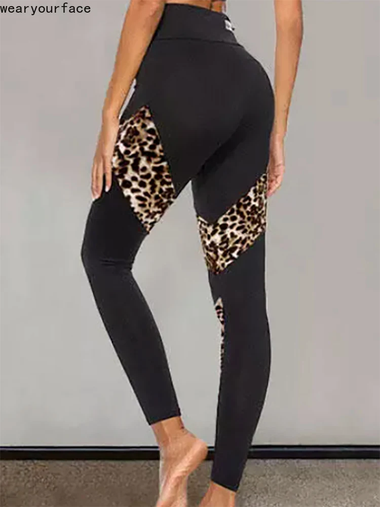 Florals Butterfly Leopard Gym Yoga Legging 3D All Over Print Sexy Casual Streetwear US Size Fitness Elastic Women Girl Clothing