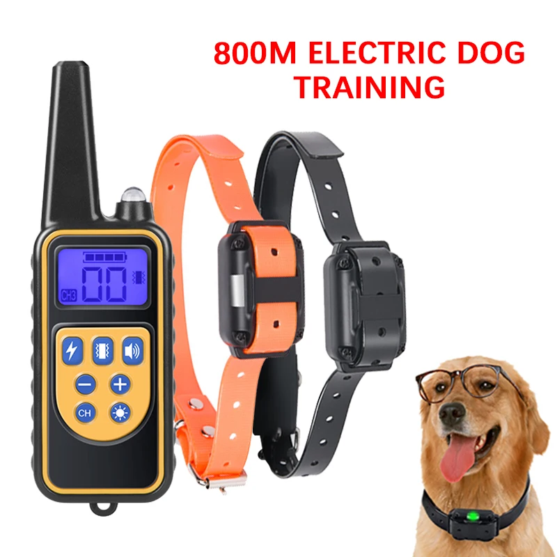 Dog Training Shock Collar Remote Large Dogs 800m Electric Dog