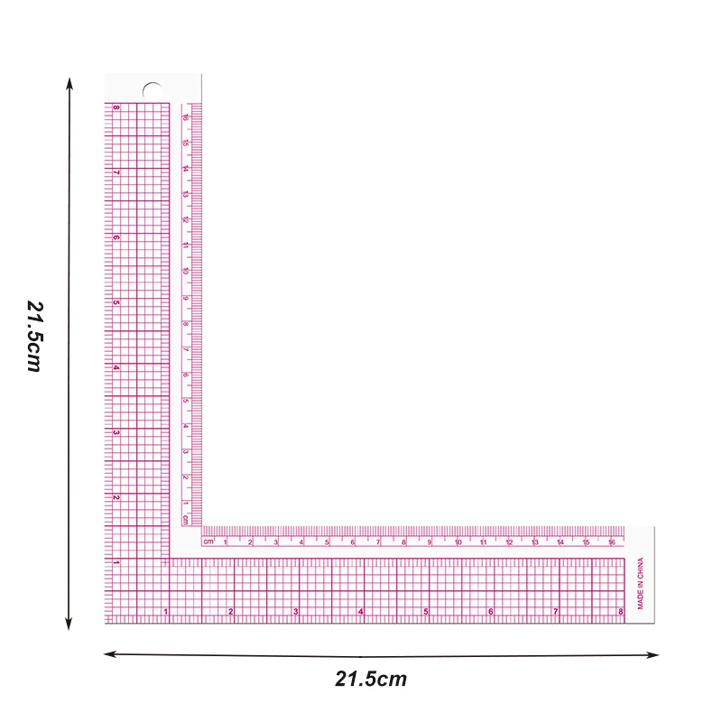 Sewing Tool 1Pcs Accessory Transparent Metric Straight Tailor Ruler Measuring For Fabric Patchwork Cloth Cutting Quilting Rulers 