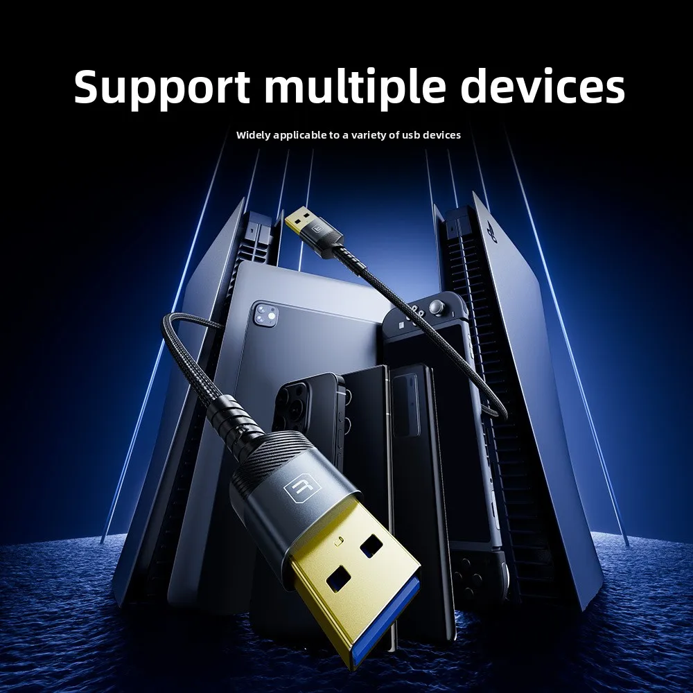 Toocki High-Speed USB 3.0 Extension Cable - Male to Female with Aluminum Alloy Design