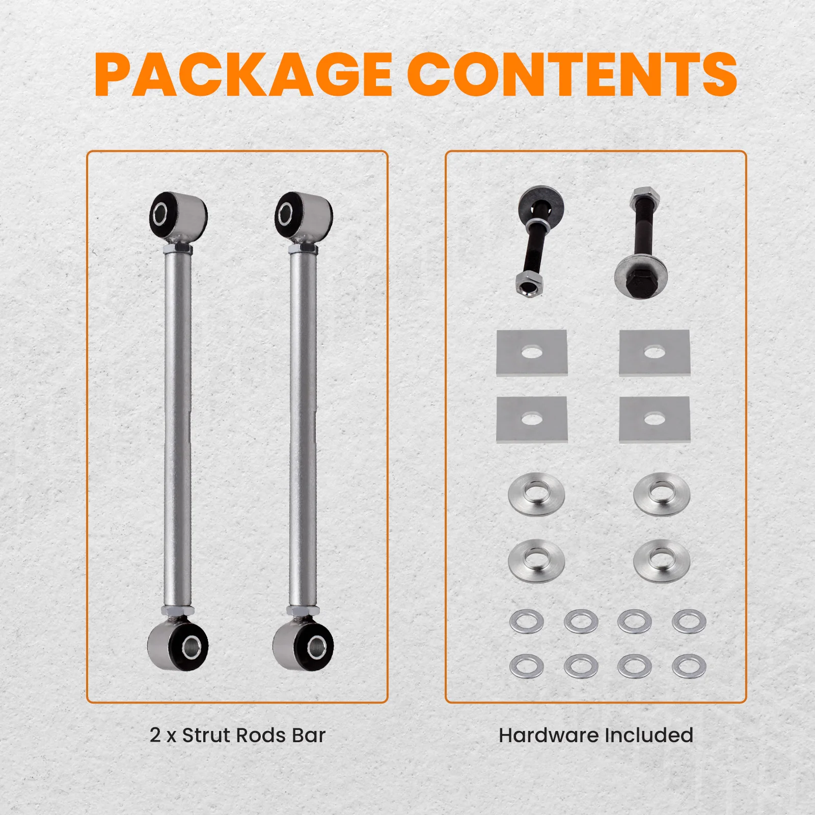Polyurethane Bushings Corvette Suspension Adjustable Strut Rod Set For ...