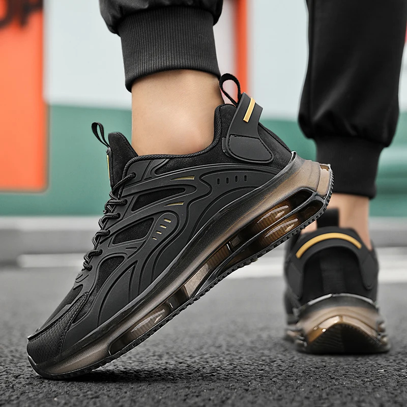 Men High-quality Vulcanized Shoes Comfortable Running Outdoor Walking Shoes Men Casual Shoes Sneakers Suitable for All Seasons 5
