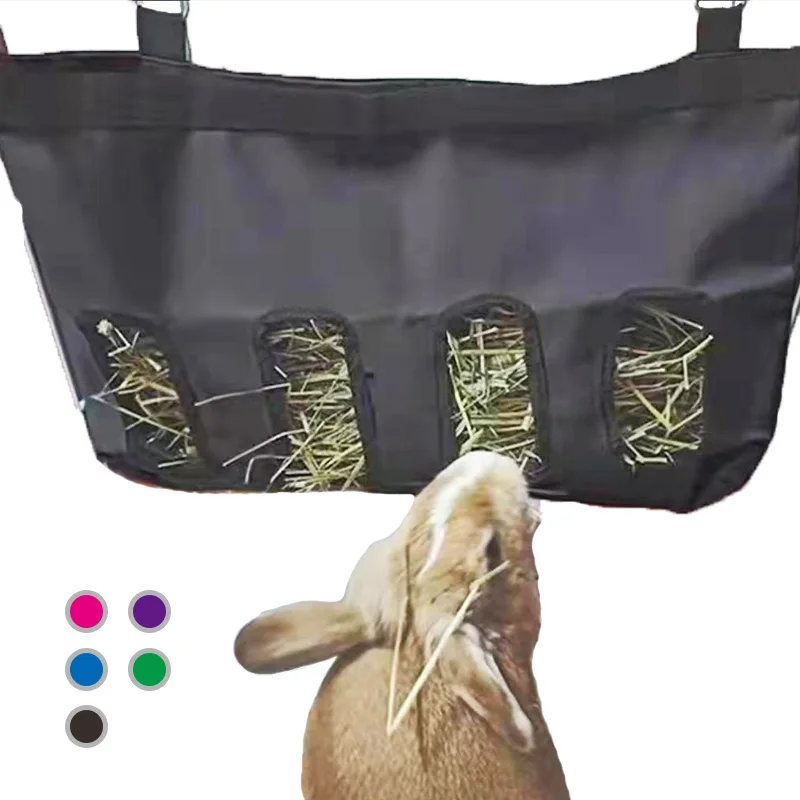 

Oxford Cloth Rabbit Hay Bag Hanging Small Pet Pouch Feeder Feeding Dispenser Container For Guinea Pig Rabbit Accessoires Lapin