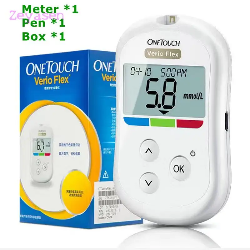 One Touch Verio Test25/50/100pcs Strips / Flex Blood Glucometer 2026.3