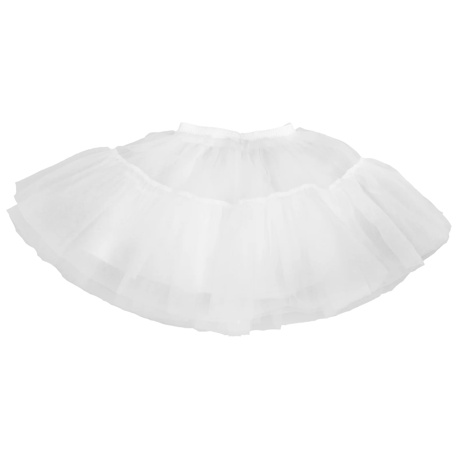 Lace Dress Costume Bride White Petticoat Apparel Prom Dresses Short Tutu Skirt Cosplay Contour