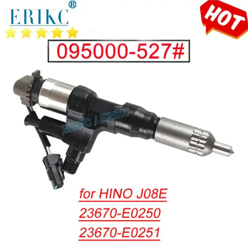 

095000-527 #095000-5270 топливный инжектор с общей топливной магистралью в сборе 095000-5271 Форсунка инжектора 095000-5273 для Hino 23670-E0250