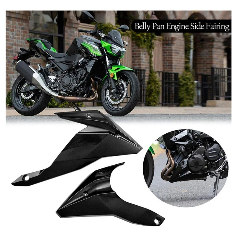 

Newmotorcycle Lower Engine Spoiler Cowling Protection Fairing For Kawasaki Z400 Bellypan Belly Pan 2018-2021