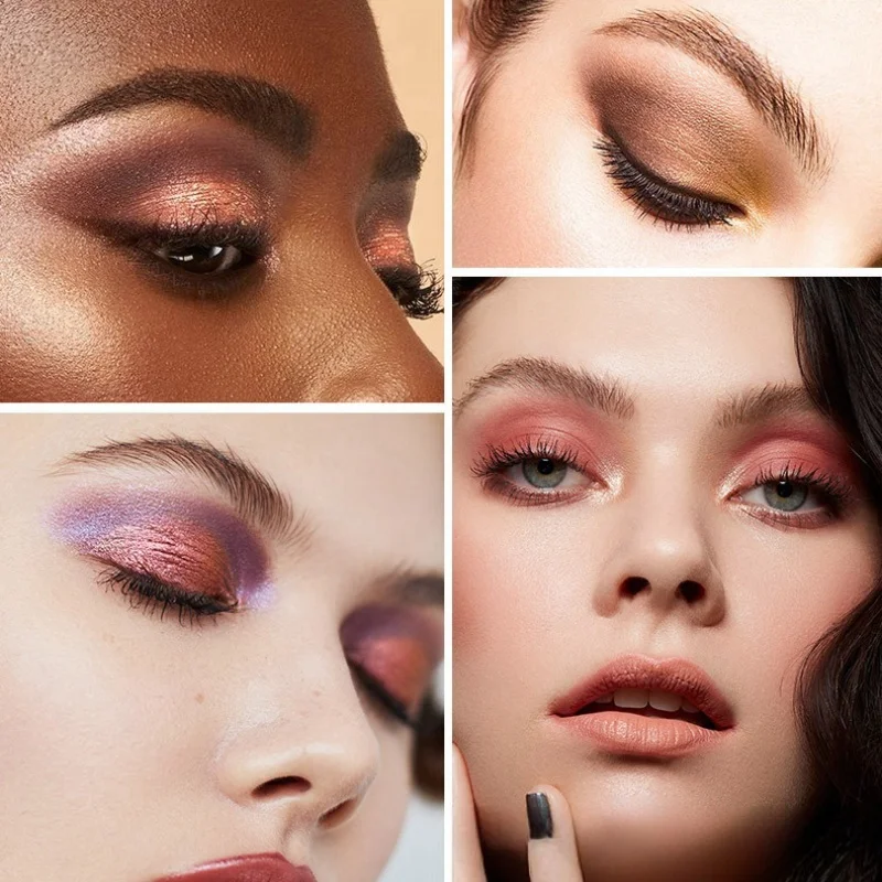 Five-color Eyeshadow And Blusher Palette Matte Makeup Tray_voghion.com