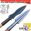 New Stainless Steel Spearhead Boar Spear Gardening Tip Shovel Outdoor Multi-Tool Spear survival gear camping tools edc 2
