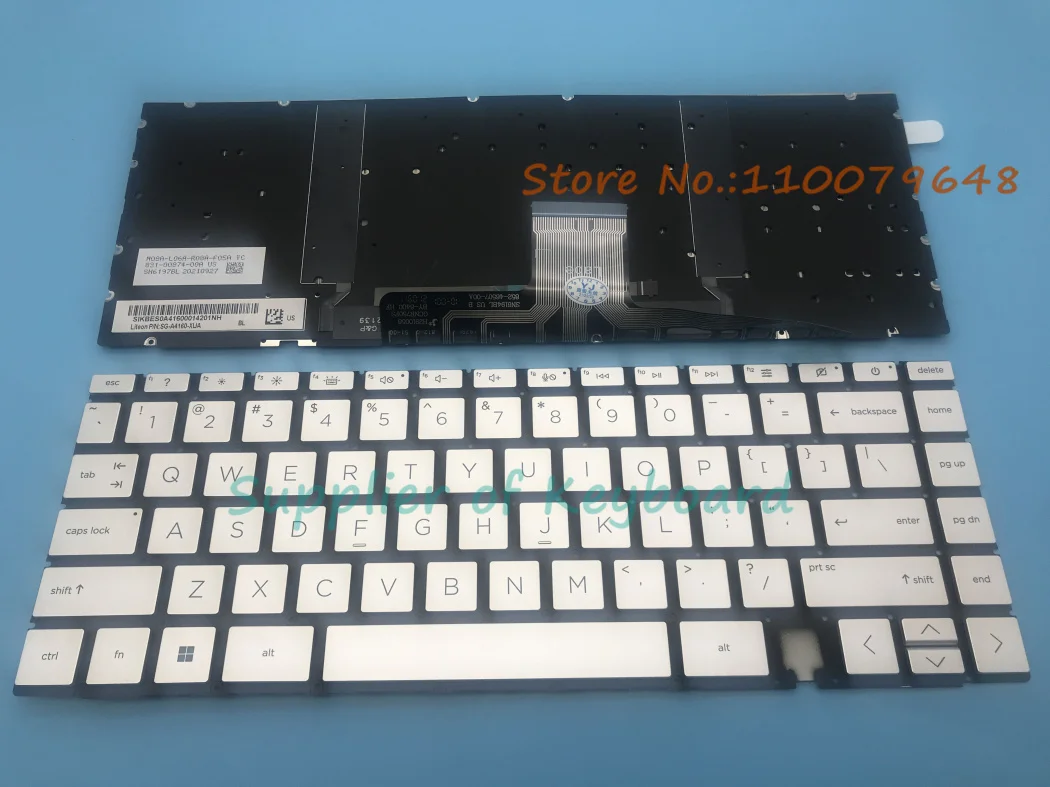 TECLADO HP SPECTRE X360 14-EA BRONCE INGLES RETROILUMINADO CON PALMREST Y Touchpad Bronce Orilla Dorada
