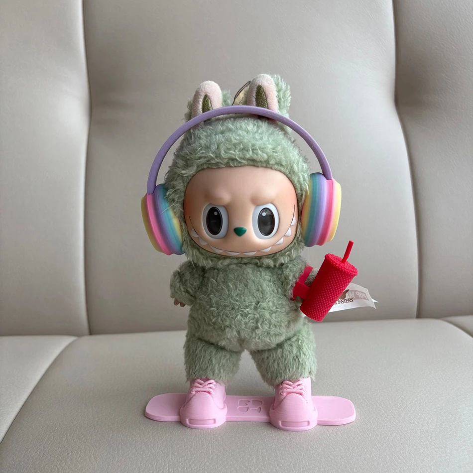 3D Printed Labubu Ski & Snowboard Shoe Miniature Water Cup Headphone Holder Accessory