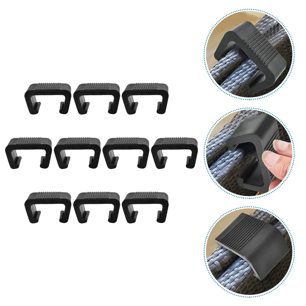 10 Pcs Furniture Clip Outdoor Clips Sectional Couch Connectors Rattan Chair Clamps Wicker Fasteners Sofa Module Plastic