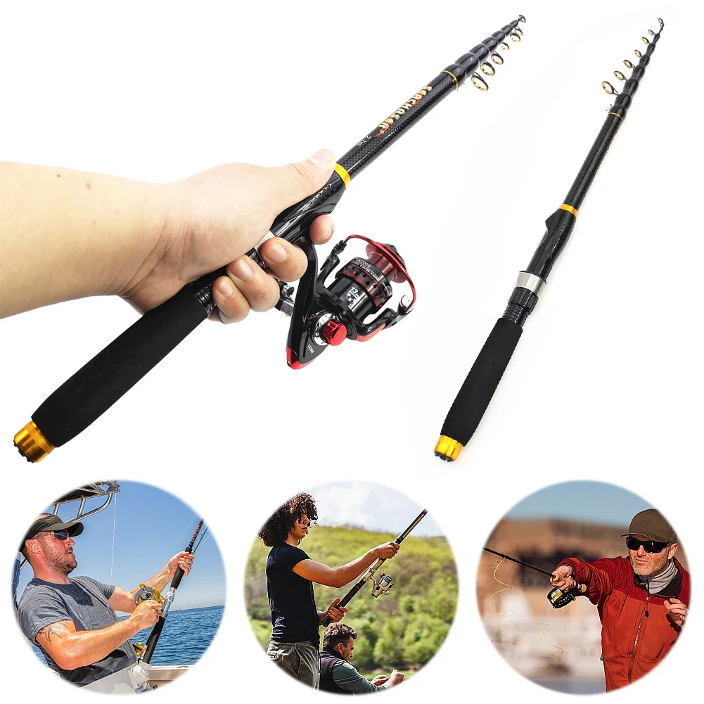 Carbon Fiber Fishing Rod Telescopic Carp Fishing Rod Fishing Accessories for Carp Fishing