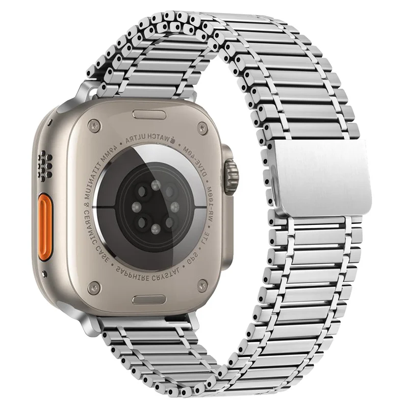 Magnetic Loop strap For Apple watch band 49mm 45mm 44mm 41mm 40mm Metal stainless steel Bracelet iWatch Serie SE 3 5 6 7 8 ultra