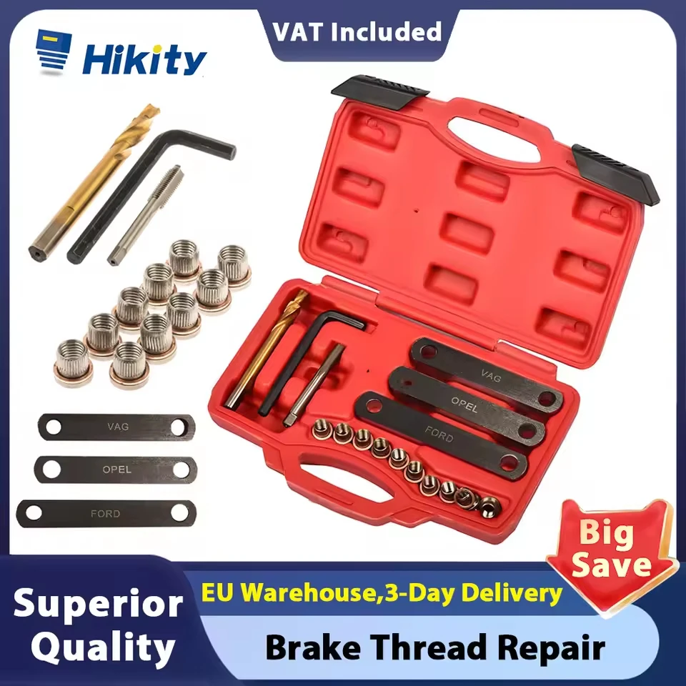 Bolt Thread Repair Kit: The Essential Tool for Fixing Stripped Brake ...