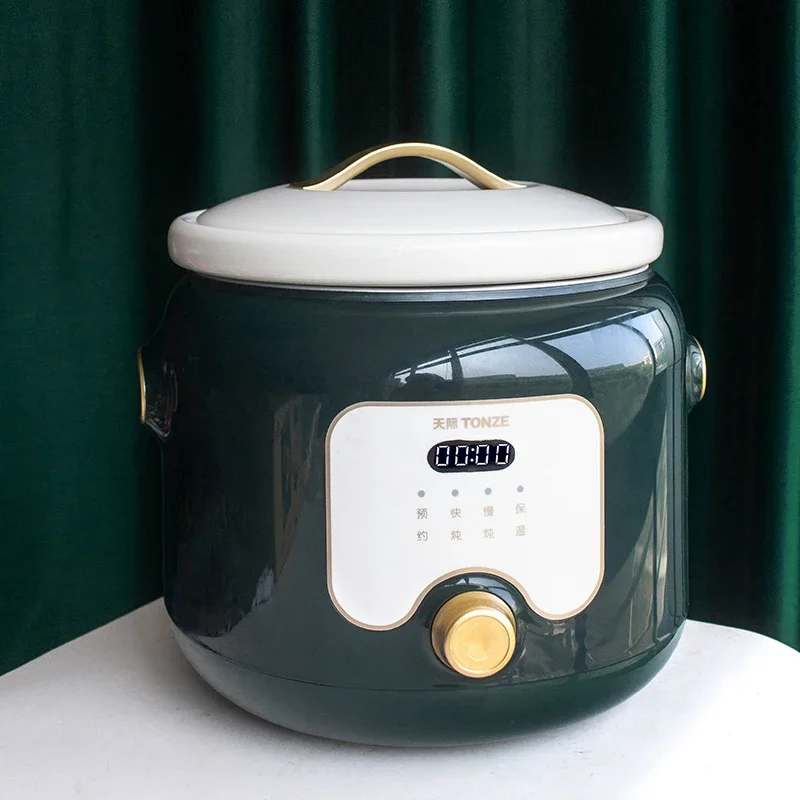 

220V Vollautomatisches Keramik-Kochtopfset zum schnellen Kochen von Suppen und Brei mit großer Kapazität