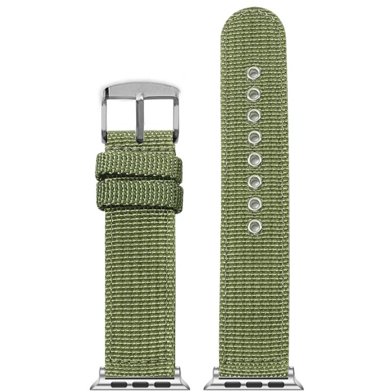 Stylish Canvas Nylon Band with Butterfly Buckle