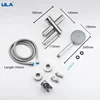 ULA Bathroom Shower Faucet Mixer Spout Bathtub Mixer Taps Hot Cold Bath Faucet Mixer Spout Shower System Rain Shower Head 6