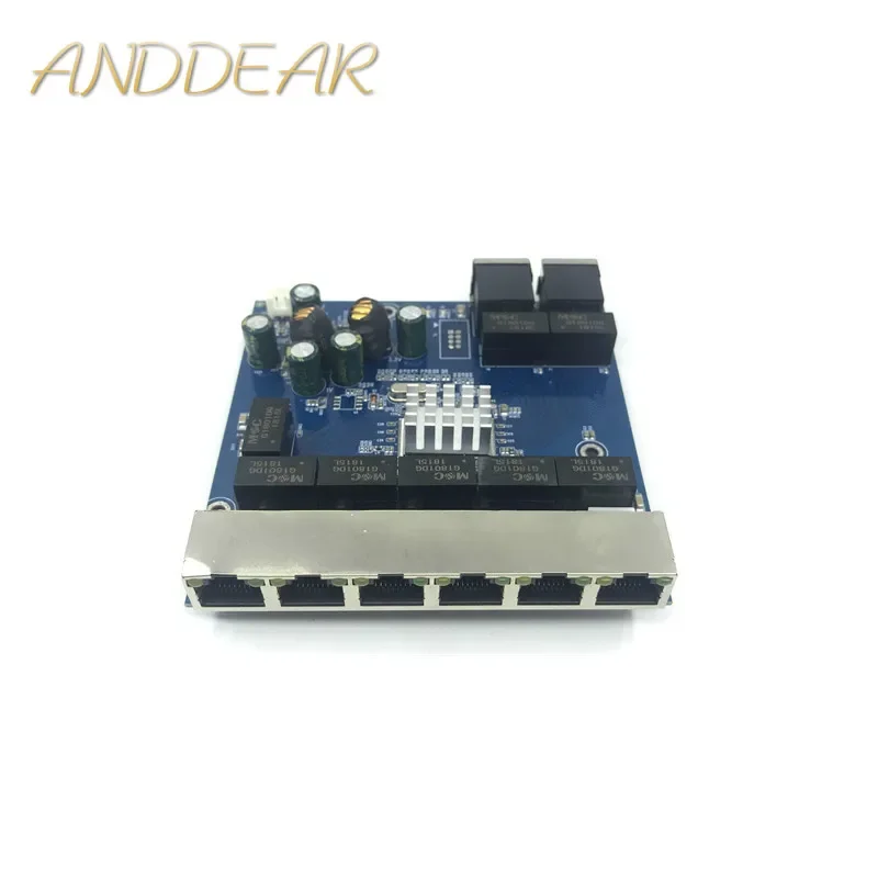 산업용 이더넷 스위치 모듈, 비관리 PCBA 보드, OEM 자동 감지 포트, P..