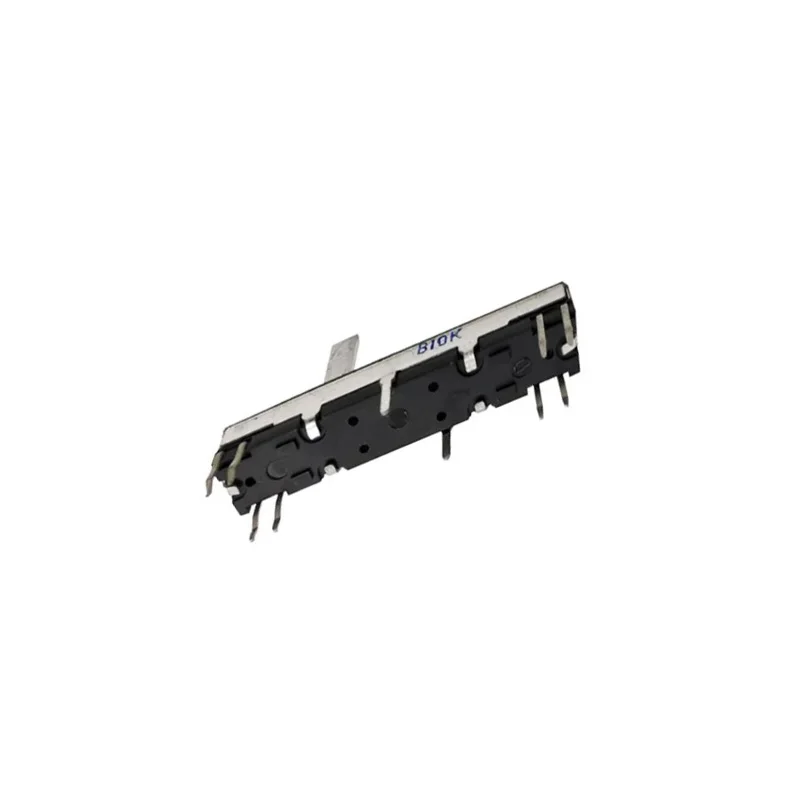 1pc Siding Potentiometer 45mm Stereo Channel B10K Axis Length 15mm Sliding Stroke 30mm