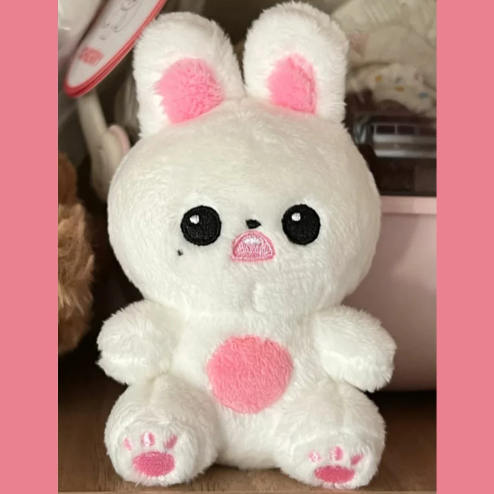Kpop Idols WonYoung Plush Doll Keychain Cartoon Rabbit Toy Filling PP Cotton Pendant Bag Accessories Keyring 10CM Fans Gift,plush toy,plush doll,plush keychain,key chain,bunny keychain