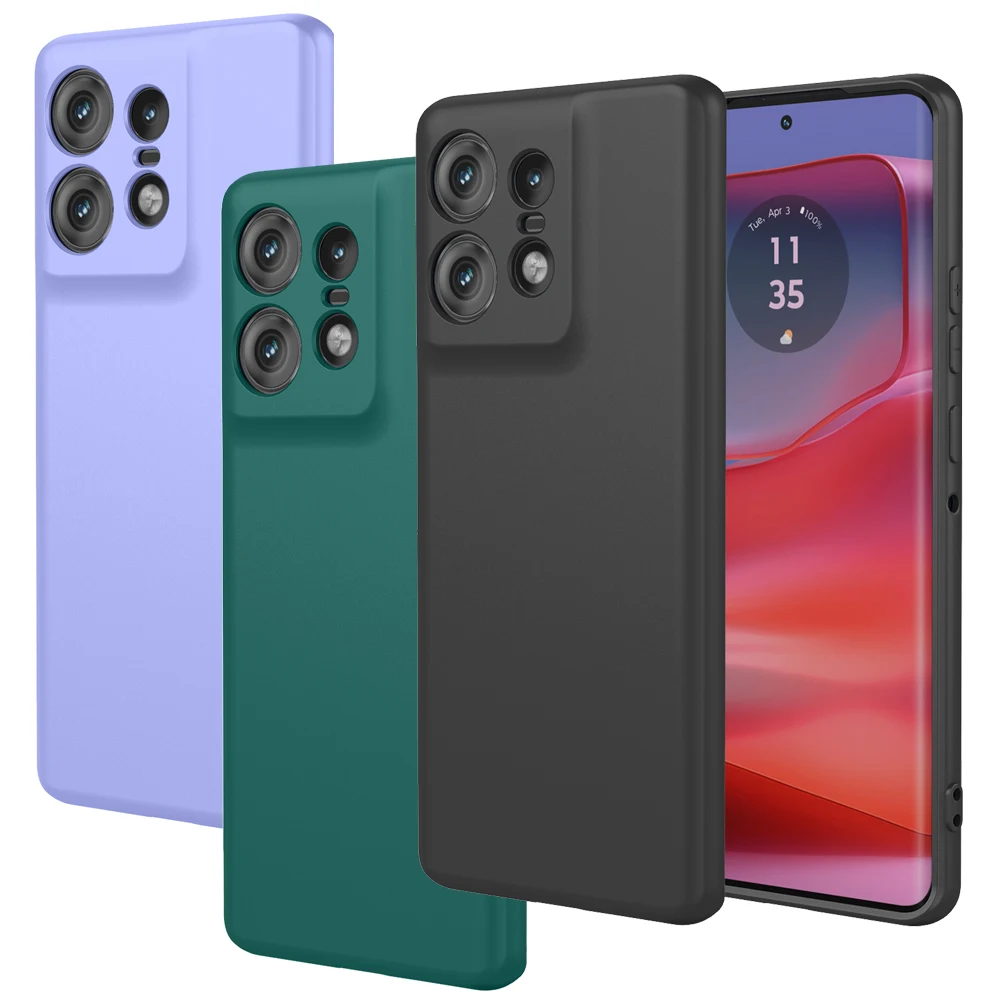 Frosted TPU Case with Microfiber Lining and Liquid Silicone Matting